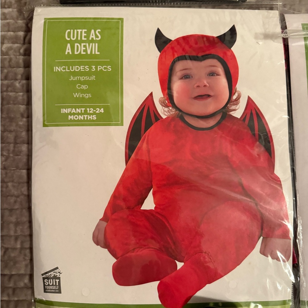 Adorable Red Devil Costume for Kids